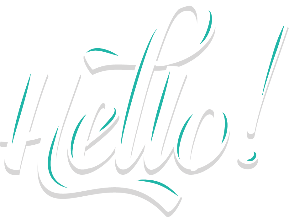 Stylized Hello Text