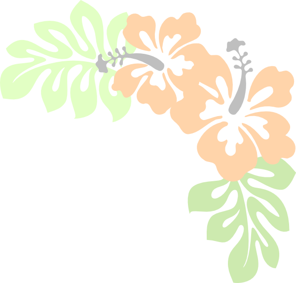 Stylized Hibiscus Floral Design