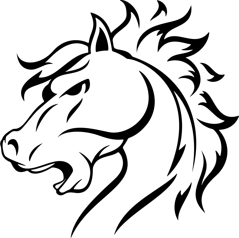 Stylized Horse Head Logo