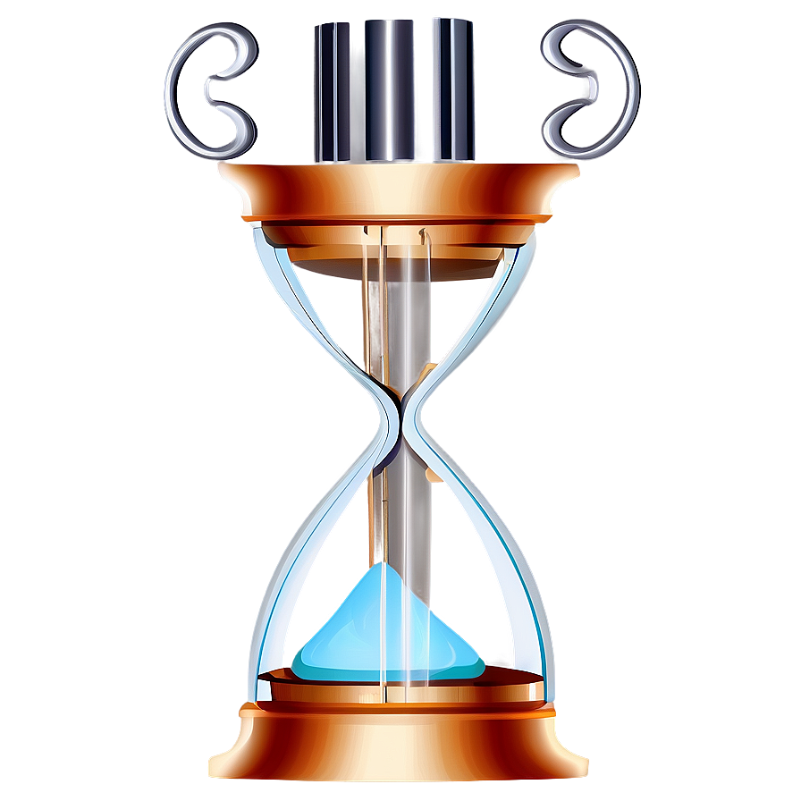 Stylized Hourglass Graphic Png 05232024