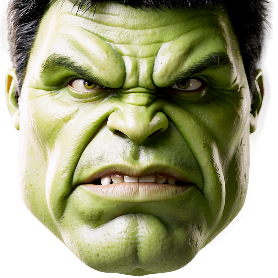 Stylized Hulk Face Png Nmo69