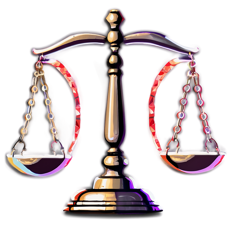 Stylized Justice Scale Png Hkk48