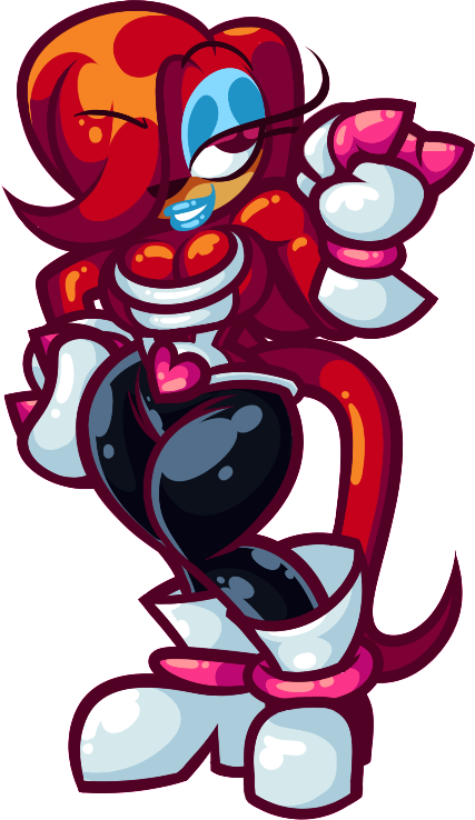 Stylized Knuckles Echidna Artwork