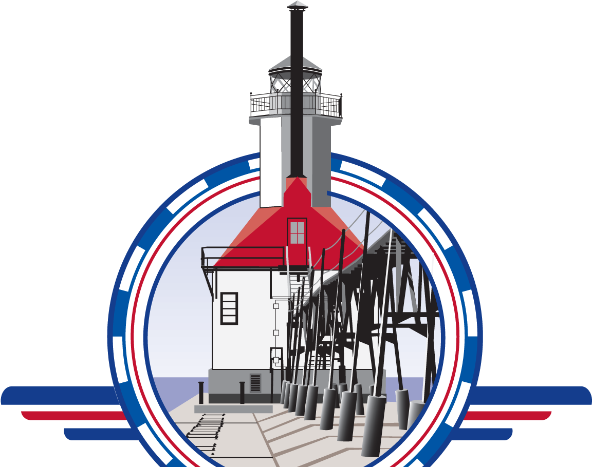 Stylized Lighthouse Graphic