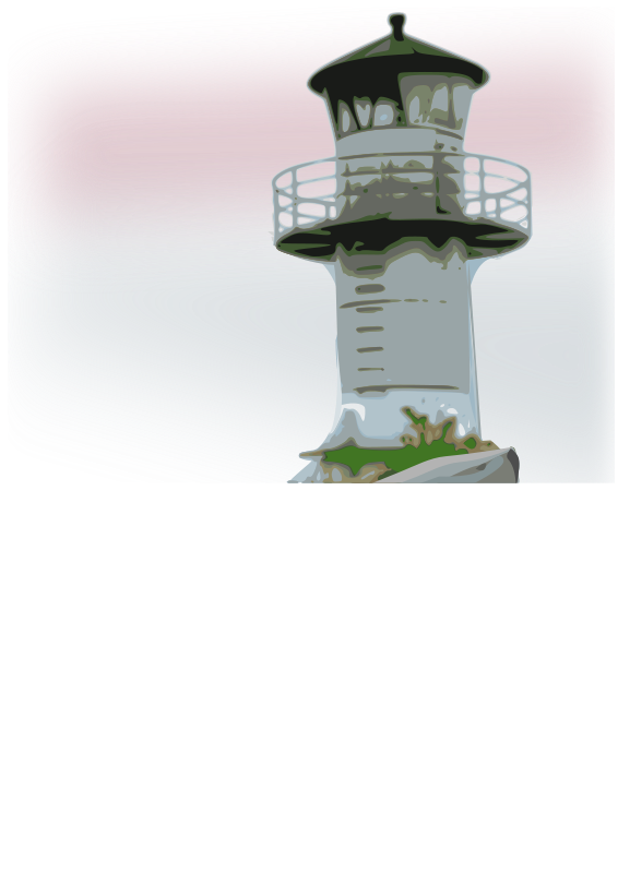 Stylized Lighthouse Illustration