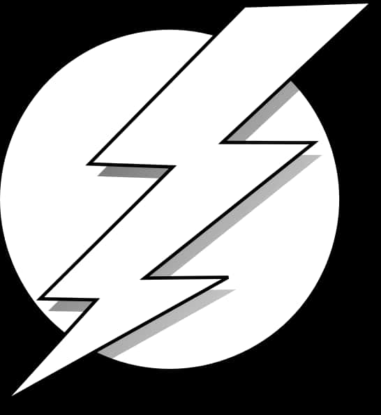 Stylized Lightning Bolt Graphic