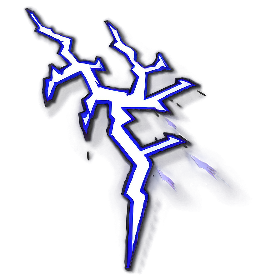 Stylized Lightning Illustration Png Arm70