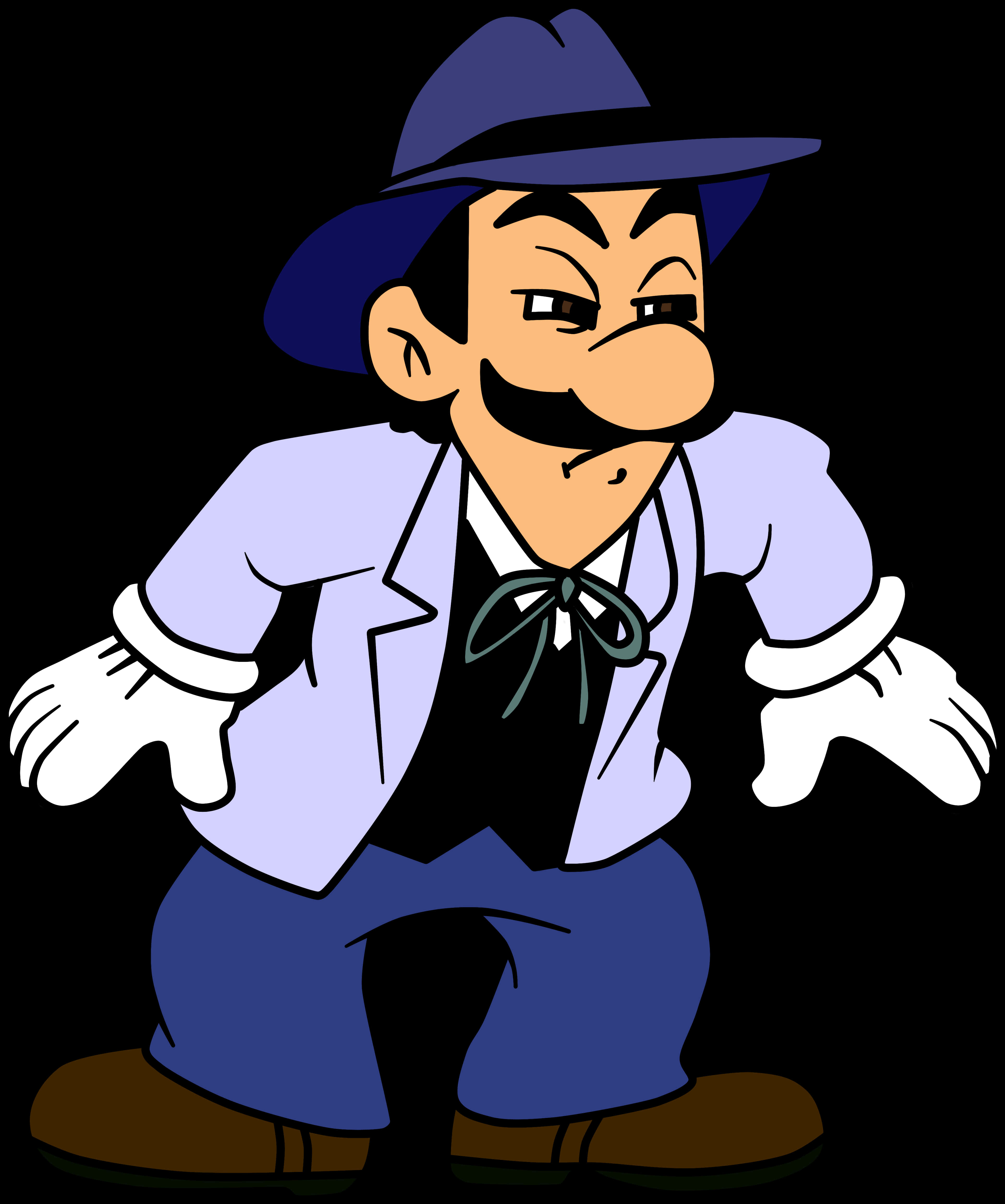 Stylized Luigi Mafia Look