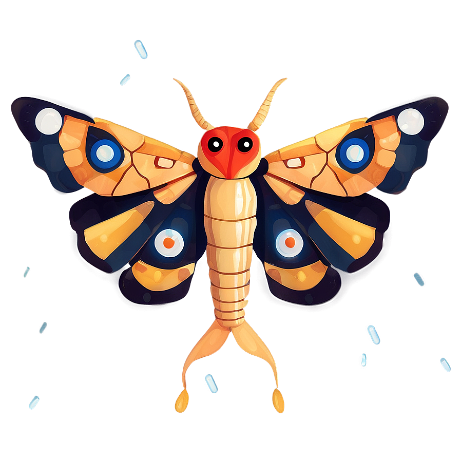 Stylized Mothra Fan Art Png 25