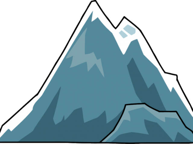 Stylized Mountain Peaks Illustration