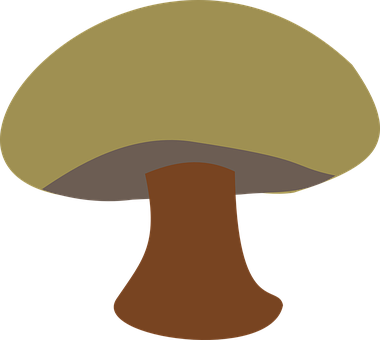 Stylized Mushroom Graphic