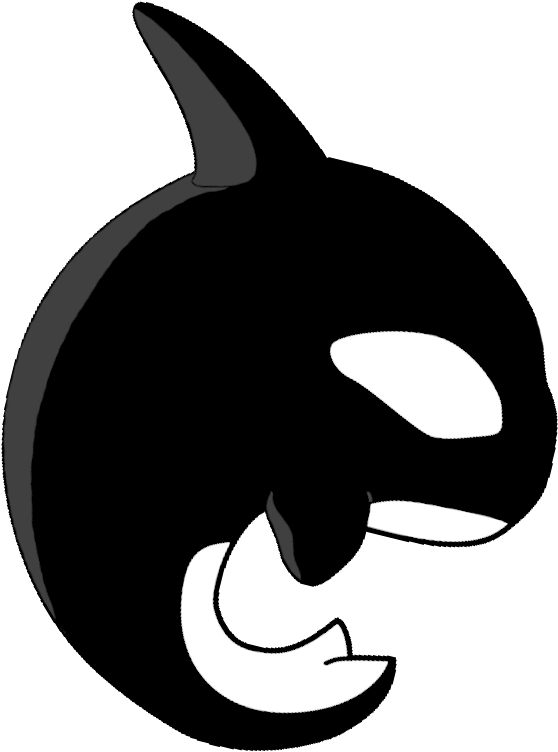 Stylized Orca Graphic