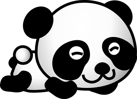 Stylized Panda Illustration