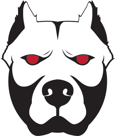 Stylized Pitbull Graphic