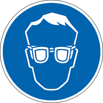 Stylized Profile Icon Blue Background