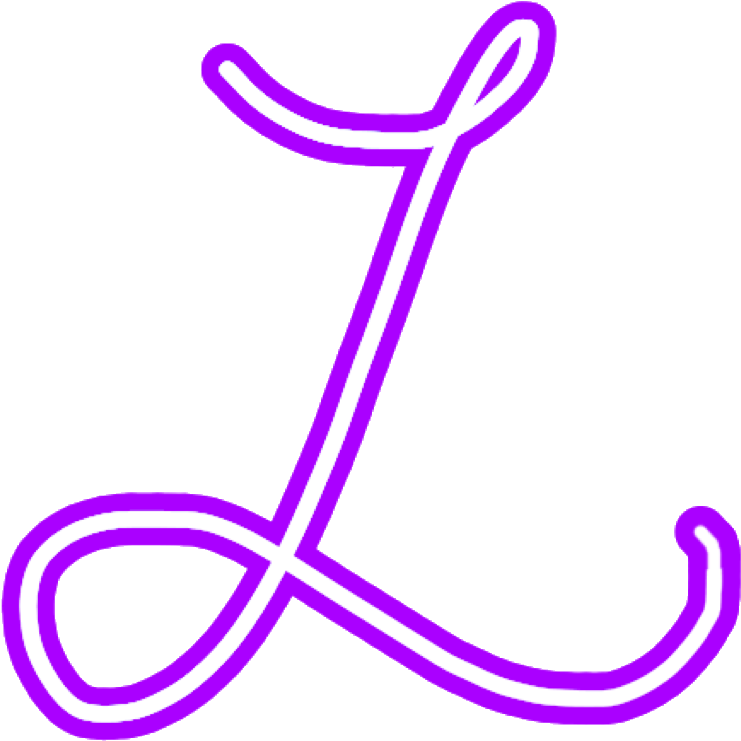 Stylized Purple Letter L