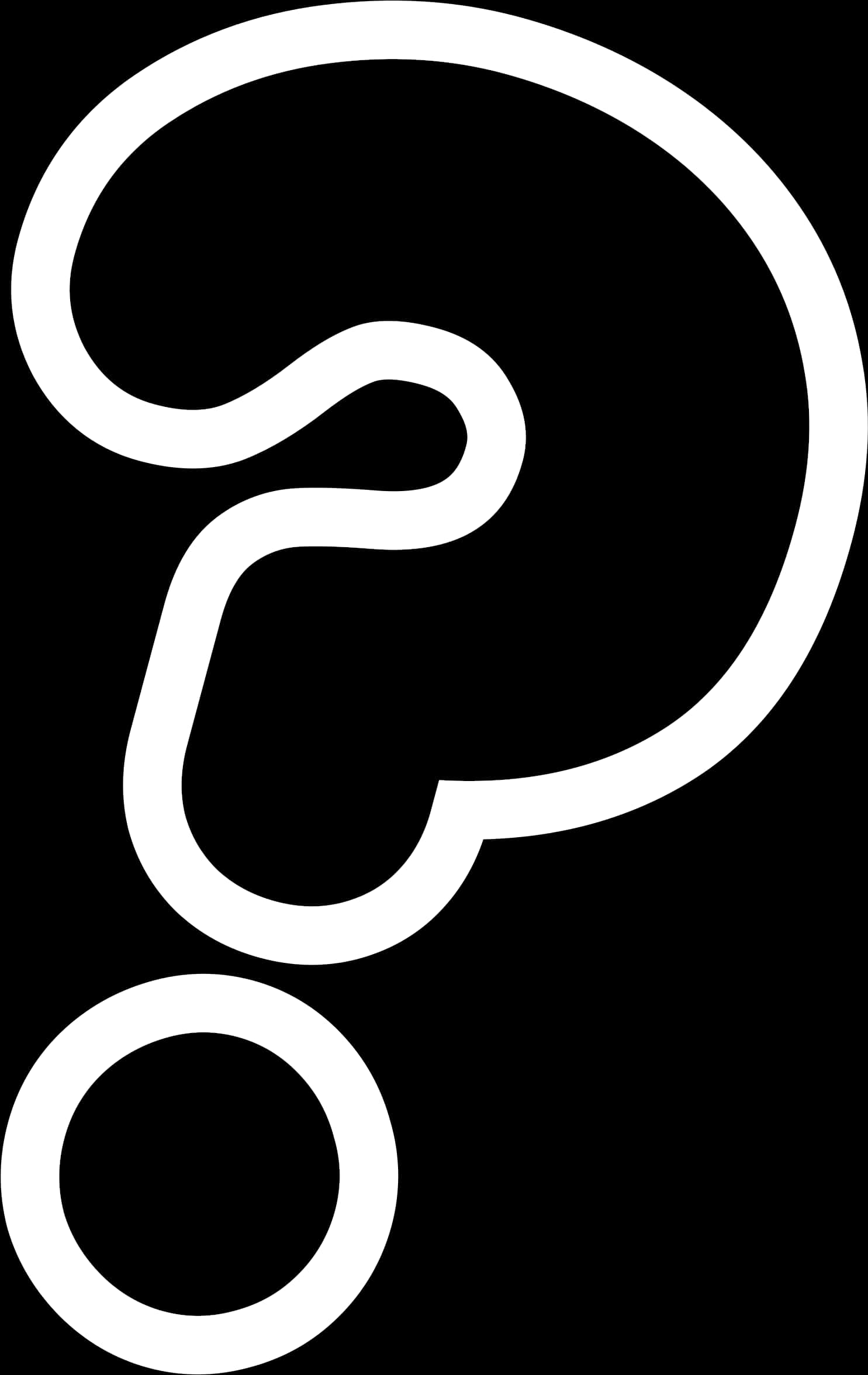 Stylized Question Mark Clipart