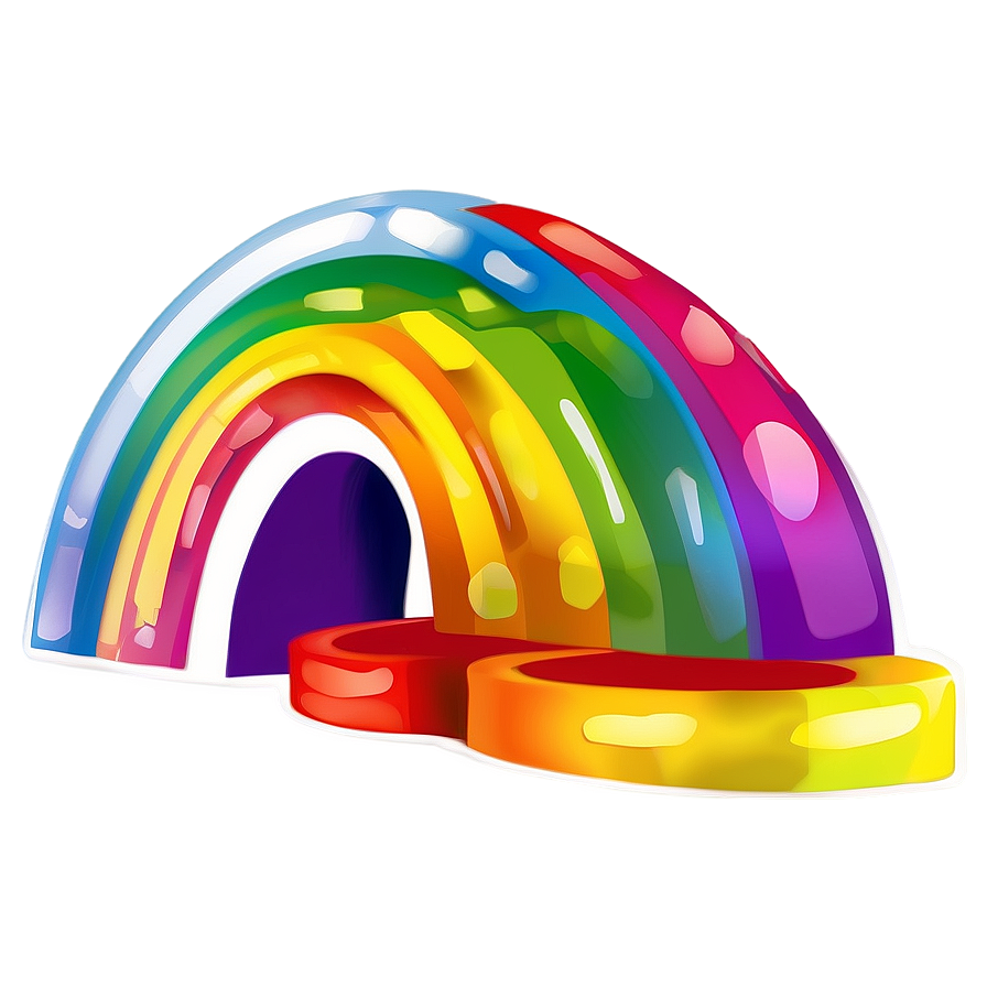 Stylized Rainbow Icon Png Rrv44