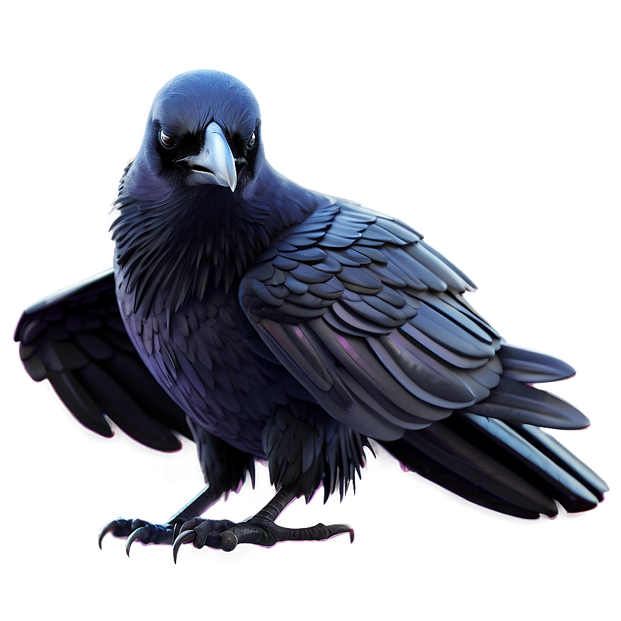 Stylized Raven Png 28