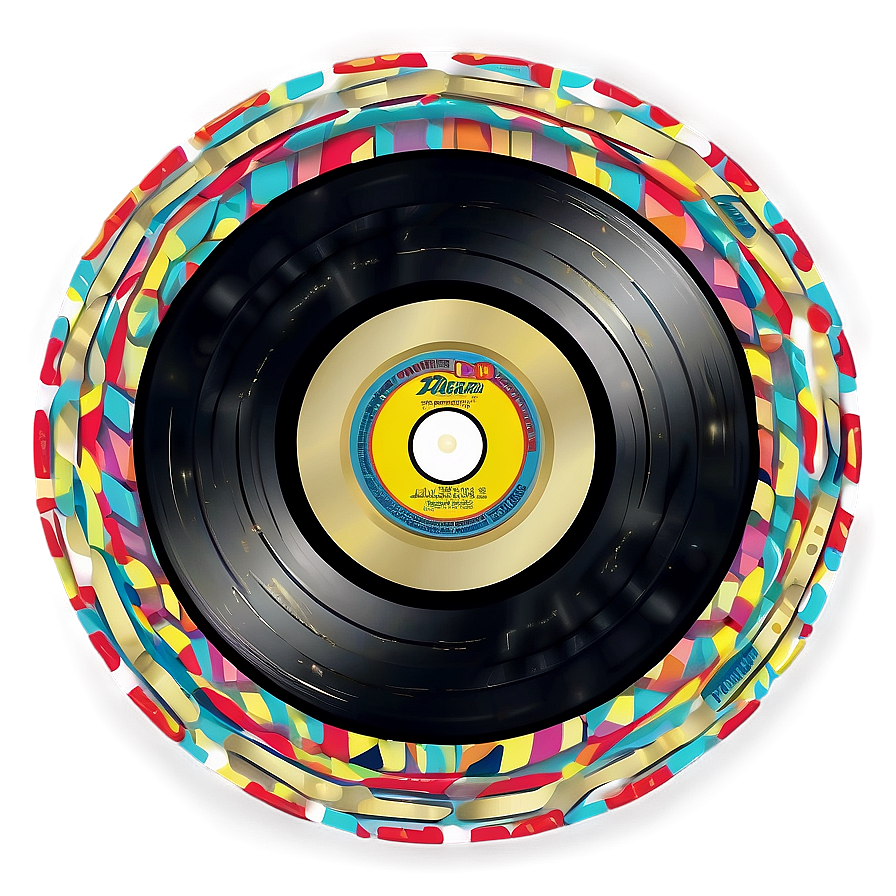 Stylized Record Design Png 05242024