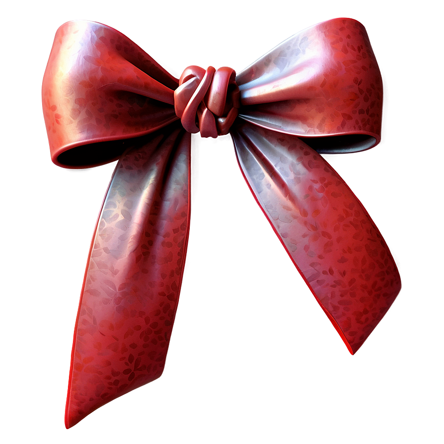 Stylized Red Bow Png 22