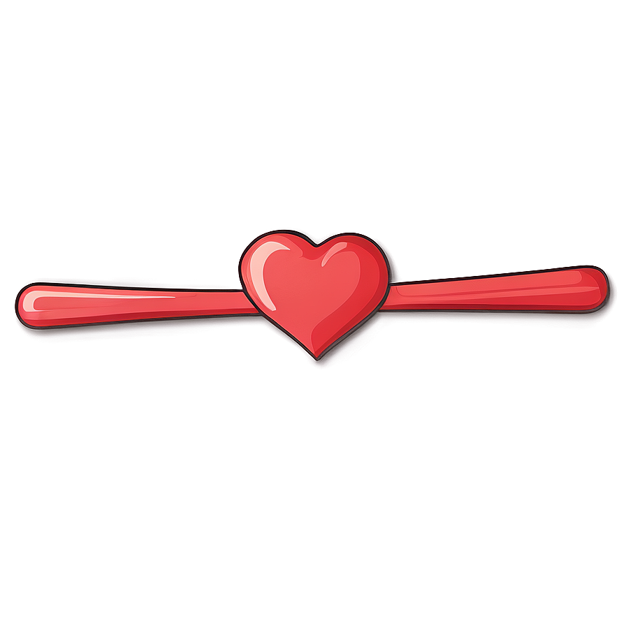 Stylized Red Heart Emoji Png 06262024