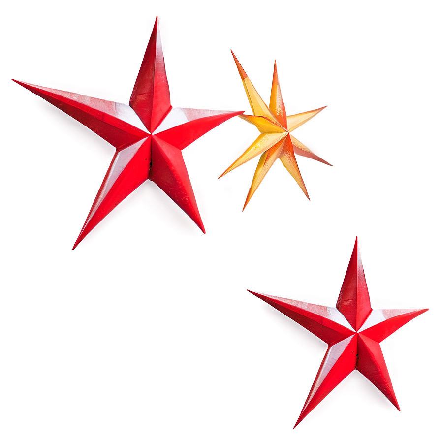 Stylized Red Star Png 58