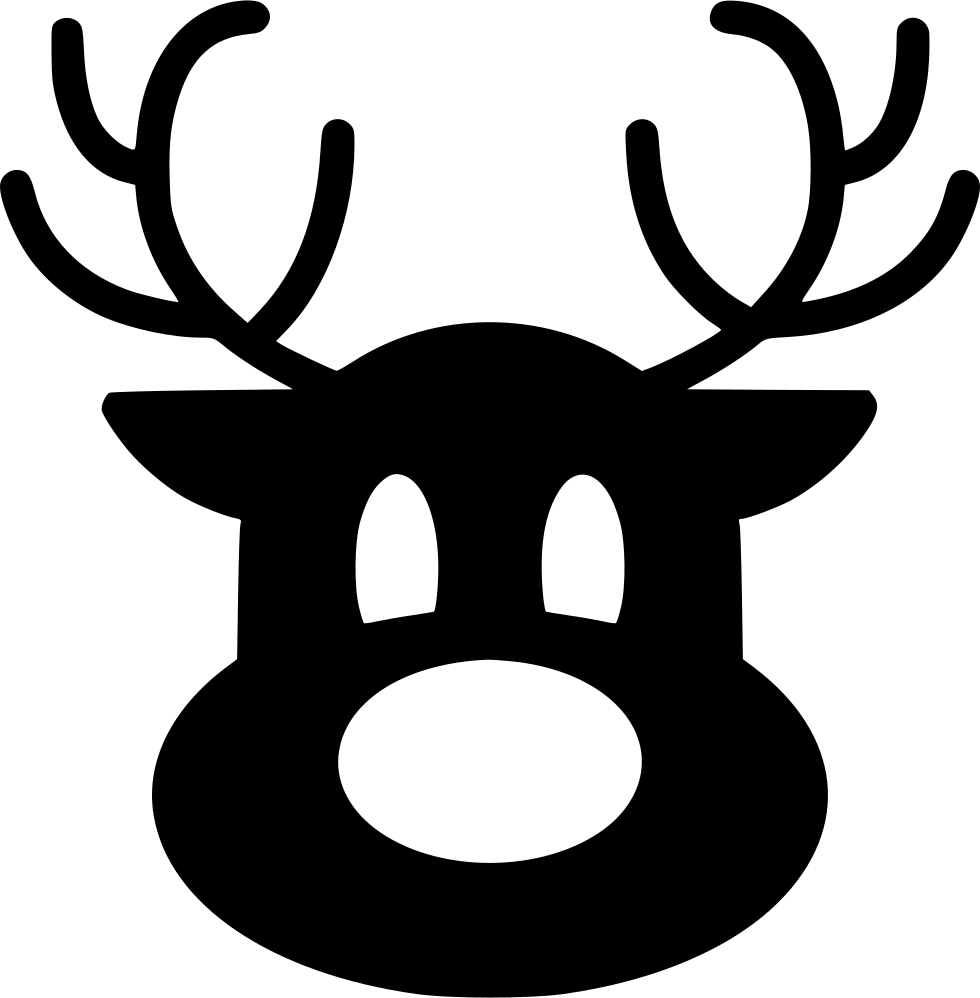 Stylized Reindeer Icon