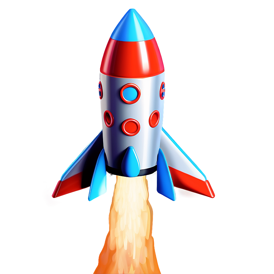 Stylized Rocket Png 75