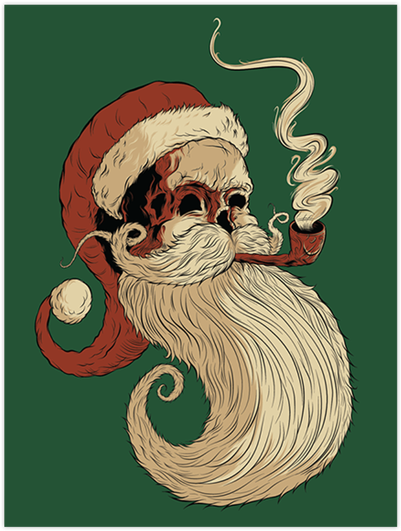 Stylized Santa Claus Portrait