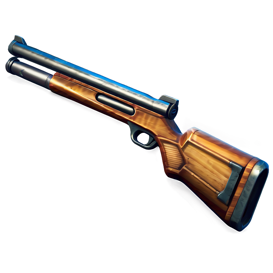 Stylized Shotgun For Game Png 95