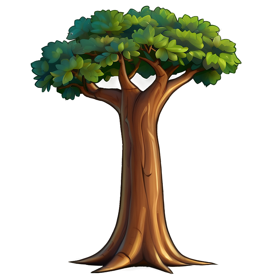 Stylized Small Tree Png Kty61