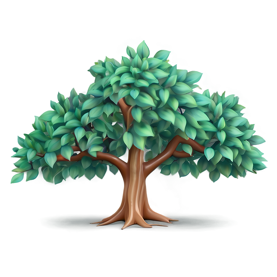 Stylized Small Tree Png Xlw