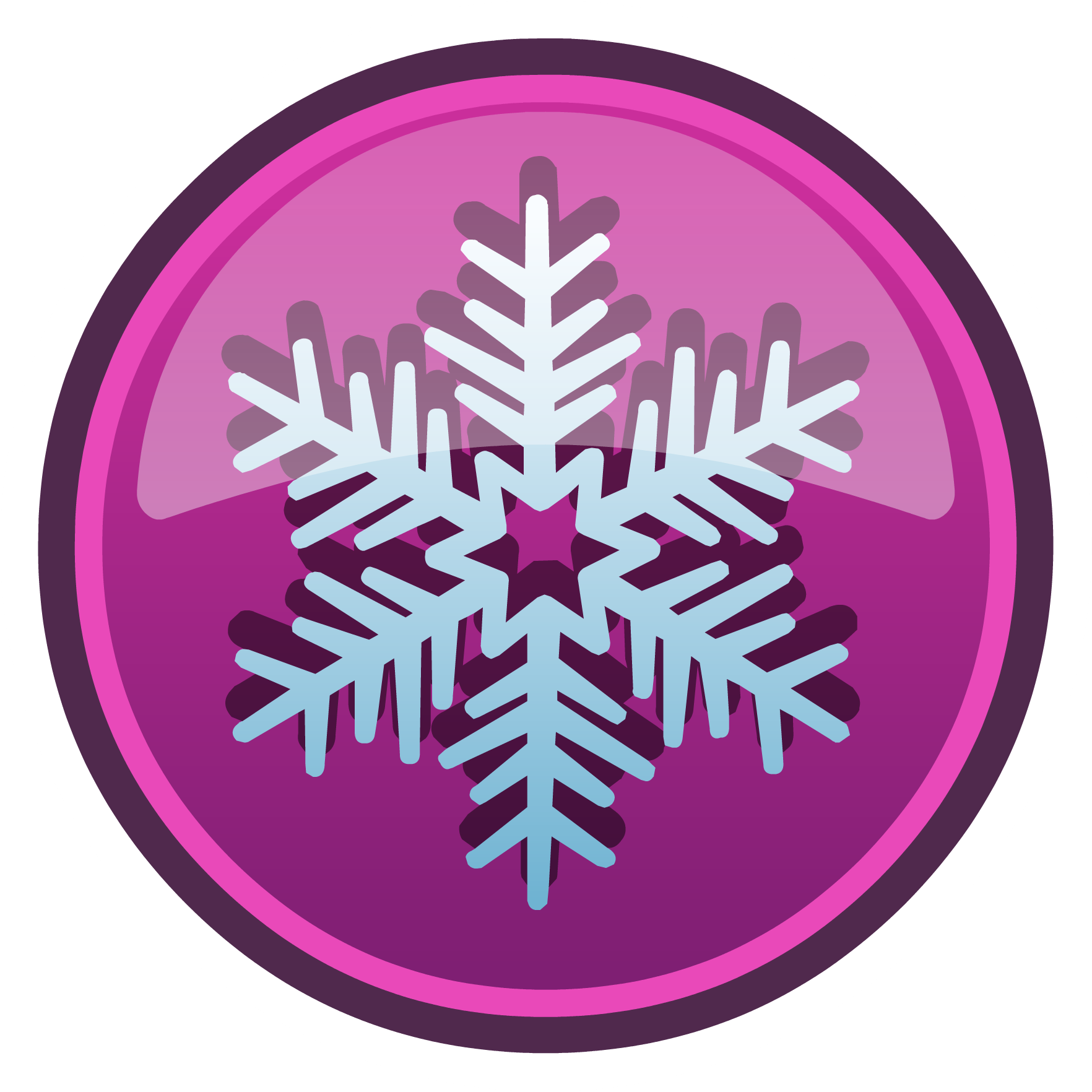 Stylized Snowflake Icon