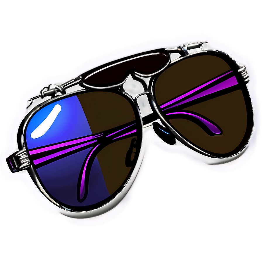 Stylized Sunglasses Illustration