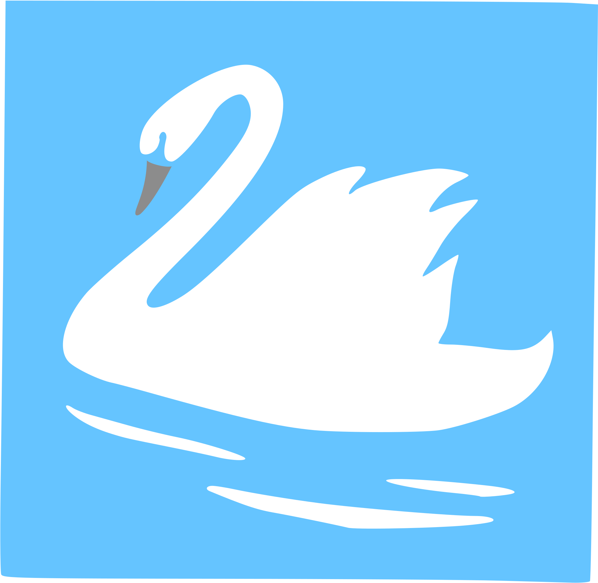 Stylized Swan Illustration