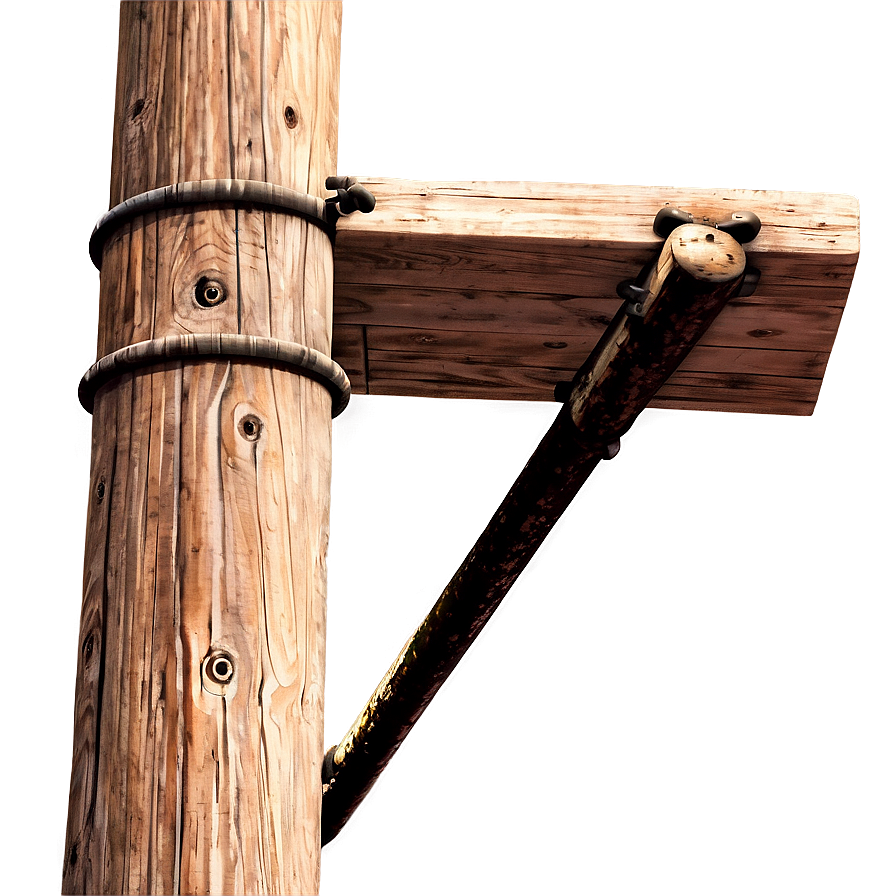 Stylized Telephone Pole Png 4