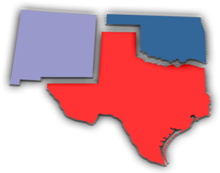 Stylized Texas Outline