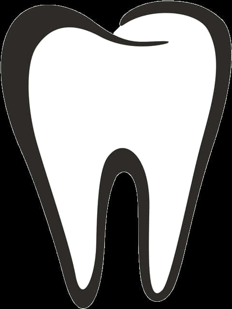 Stylized Tooth Graphic