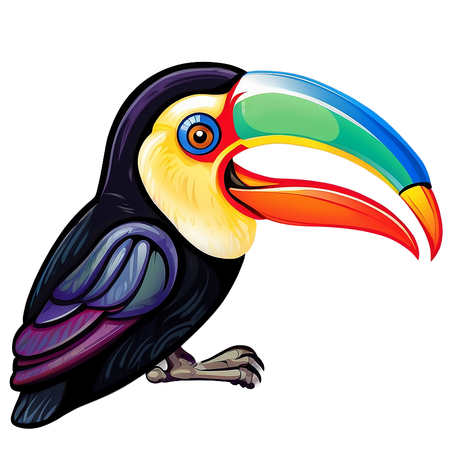 Stylized Toucan Vector Png Fgv