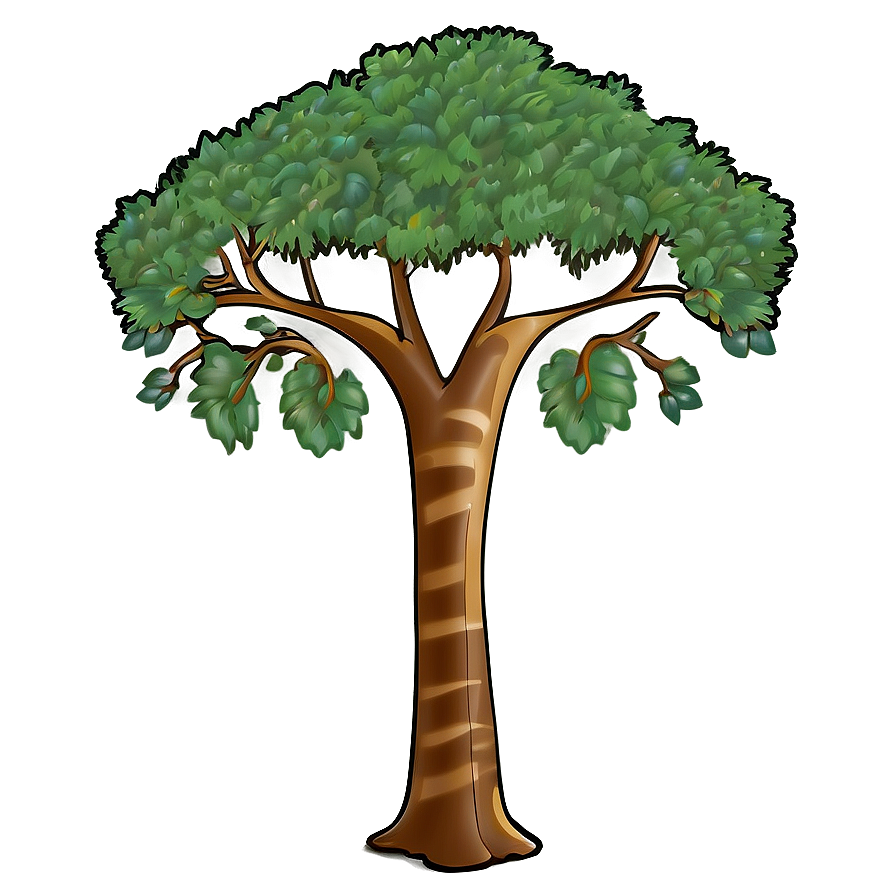 Stylized Tree Elevation Png 06262024