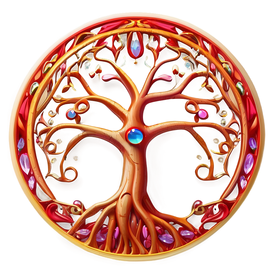 Stylized Tree Of Life Graphic Png Gmx41