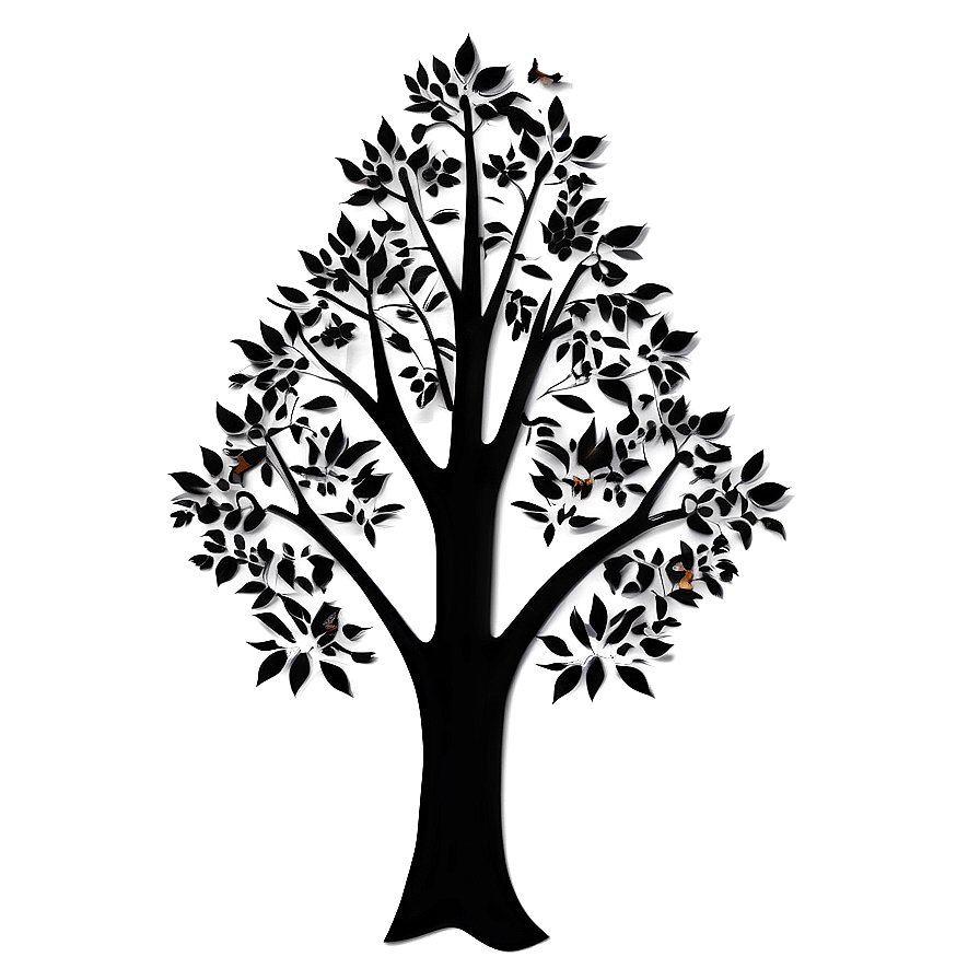Stylized Tree Silhouette Png 69