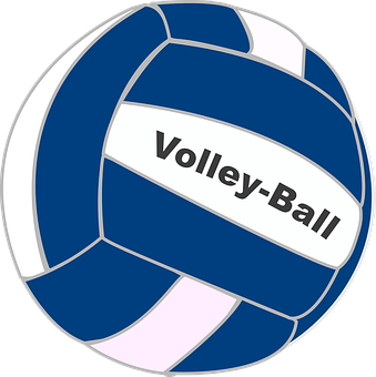 Stylized Volleyball Graphic