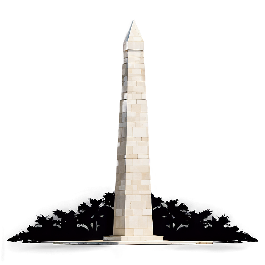 Stylized Washington Monument Graphic Png 06202024