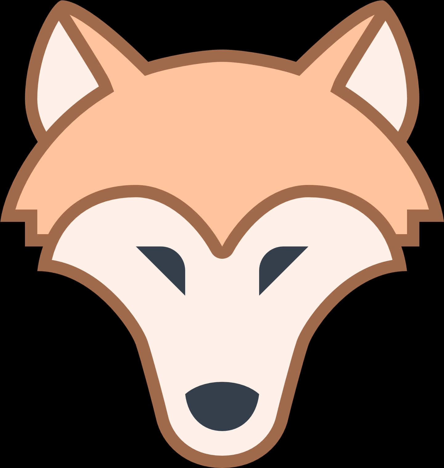 Stylized Wolf Icon