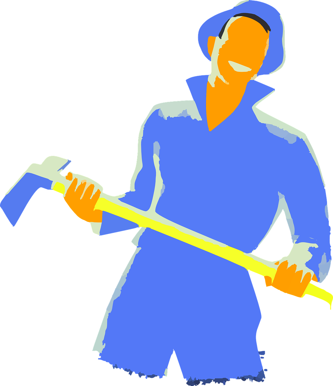 Stylized Workerwith Axe