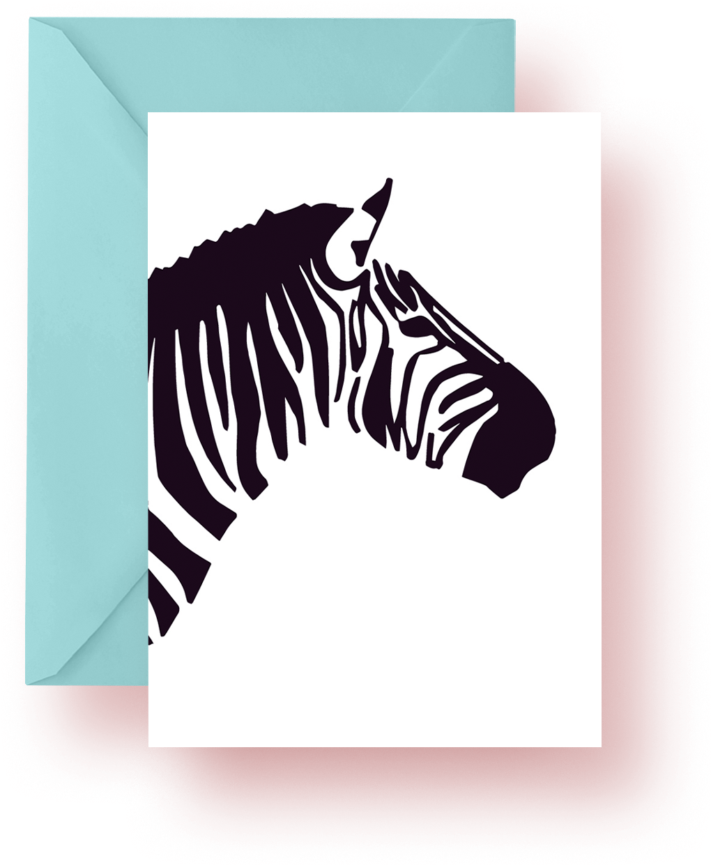 Stylized Zebra Profile