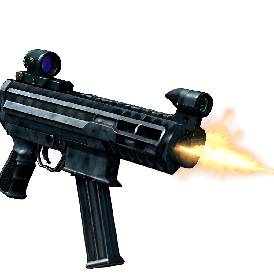 Submachine Gun Flash Effect Png 06212024