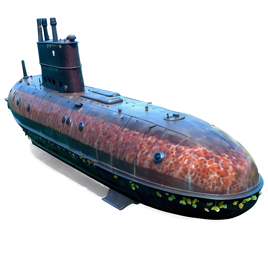 Submarine In Coral Reef Png Ejr